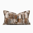 Axyaa Wabi Sabi Velvet Pillow Sofa Bed Pillowcase, High-End Antique Style, 30x50cm