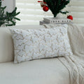 Axyaa Christmas Tree Plush Sequin Throw Pillow Cover