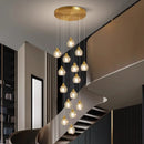 Axyaa Modern LED Ceiling Chandelier for Bedroom and Dining Room