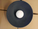 Axyaa Round Resin & Glass LED Wall Lamp for Restaurant, Bar, Bedroom - Modern Industrial Style