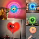 Axya Rainbow Sunset Projector Lamp for Romantic Home Decor & Ambiance