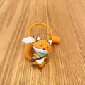 Axyaa Silicone Cartoon Straw Cover Cap, Cute & Heat-resistant Drinking Accessory