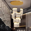 Axyaa Modern Chandelier Pendant Light for Living Room Staircase Lighting