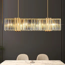 Axyaa Luxury Crystal Chandelier LED Pendant Lights for Dining Room