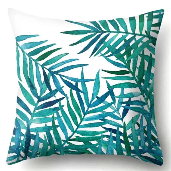Axyaa Cactus Flower Decorative Cushion Cover 45X45CM Home Sofa Pillowcase