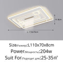 Axyaa Minimalist Black White LED Ceiling Lamp for Living Room Bedroom Indoor Lighting