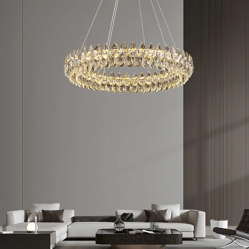 Axyaa Circular LED Ceiling Lamp: Modern Lighting Source for Living Rooms & Bedrooms