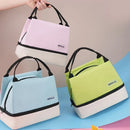 Axyaa Insulated Shoulder Strap Lunch Bag: Stylish & Portable Thermal Cooler for Work & School