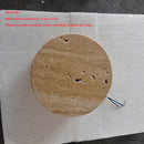 Axyaa Natural Yellow Stone Wall Lamp - Nordic Minimalist LED Light