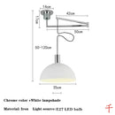 Axyaa Nordic LED Chandelier: Modern Minimalist Kitchen Island Table Light