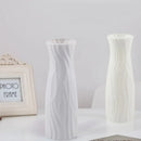 Axyaa Ceramic-Style Plastic Flower Vase for Living Room Decor & Flower Arrangements