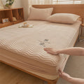 Axyaa Class A Raw Cotton Soybean Mattress - Embroidered & Dye-Free, Thickened & Machine Washable