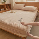 Axyaa Class A Raw Cotton Soybean Mattress - Embroidered & Dye-Free, Thickened & Machine Washable