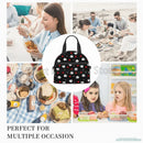 Axyaa Dog Paw Print Insulated Lunch Bag - Thermal Portable Bento Pouch