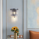 Axyaa Crystal Luxe LED Wall Lamp for Living Room Bedroom Study Dining Corridor