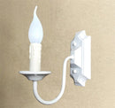Axyaa Vintage Iron Wall Lamp E14 Candle Light Sconce for Bedroom Balcony Lighting
