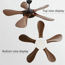 Axyaa 48-Inch Ceiling Fan with Remote Control and LED Light, Strong Winds, Mute Operation
