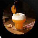 Axyaa Gourd Cocktail Glass Clear Wine Champagne Drinking Cup Bar Home Drinkware
