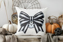 Halloween Witch Hat & Pumpkin Decorative Pillow Cover for Sofa, Bedroom, Car by Axyaa