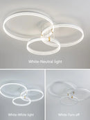 Axyaa Modern Luxury Nordic LED Living Room Lights Circular Fixtures