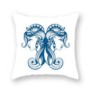 Axyaa Zodiac Constellation Print Pillowcase 45x45cm