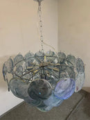 Axyaa Colorful Glass Chandelier for Home and Hotel Lighting.