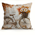 Autumn Harvest Decorative Pillow Cover Set by Axyaa for Sofa, Bedroom, Car