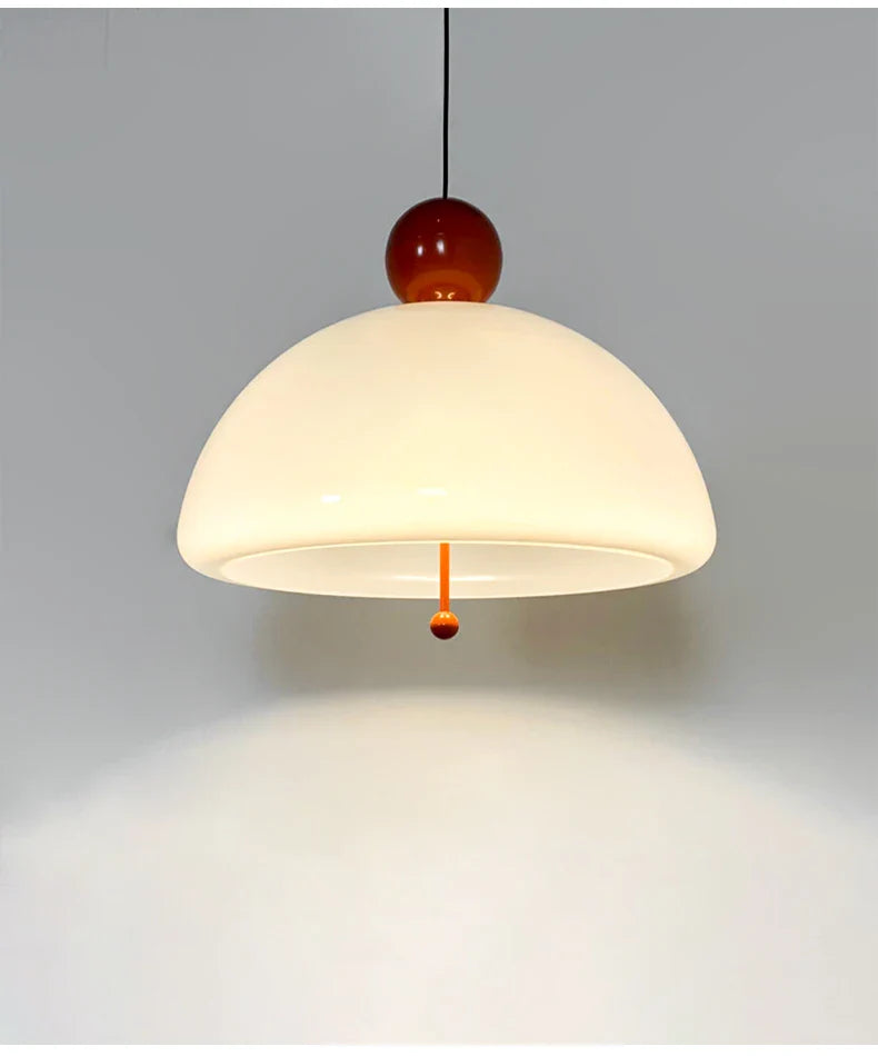 Axyaa Modern Glass Pendant Lamp for Restaurant Coffee Shop Bedroom