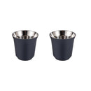 Axyaa Double Wall Espresso Tumbler Glasses Set