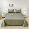 Axyaa Quilted Leaf Bedspread Set, 4-Season Blanket, 230*240 Dimensions