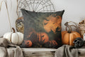 Halloween Ghosts & Castle Print Pillow Cover for Sofa, Bedroom, Car - Axyaa