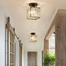 Axyaa Nordic Crystal Ceiling Light: Modern E27 Fixture for Bedrooms, Corridors, Restaurants