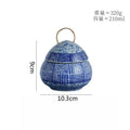 Axyaa Ceramic Egg Shape Bowl with Lid for Soup and Desserts