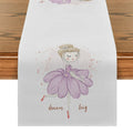 Axyaa Swan Ballet Girl Table Runner for Dining Room Decors