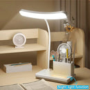 Axyaa LED Table Lamp: 3 Colors Eye Protection, College Student Reading Light