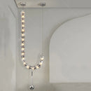 Axyaa Crystal Chandelier, Luxury Living Room Bedroom Ceiling Light