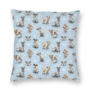 Axyaa Jack Russell Terrier Nordic Pillowcase for Stylish Living Room Decor