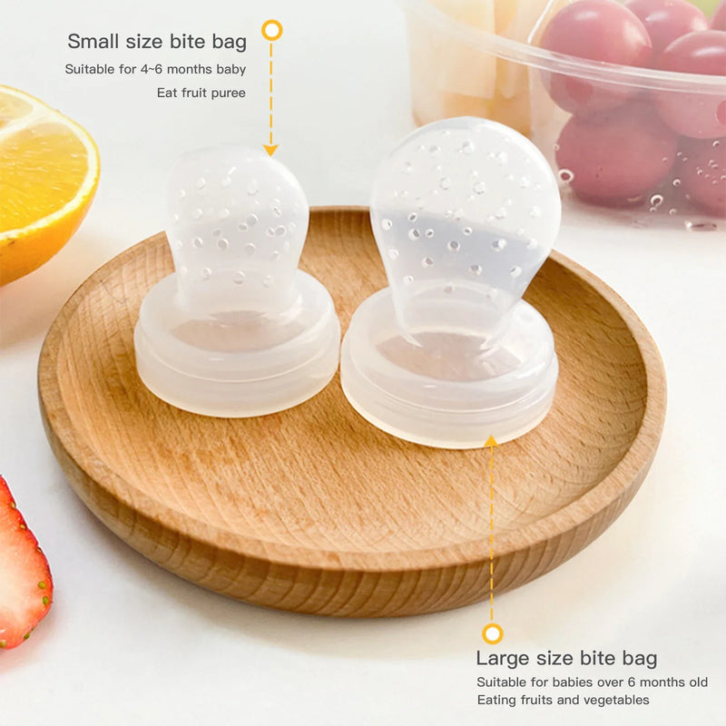 Axya Baby Fruit Feeder Pacifier - Safe Silicone Nibbler for Kids