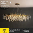 Axyaa Luxury Villa Crystal Pendant Chandelier.