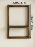 Rustic Wood Floating Shelves by Axyaa for Kitchen, Bedroom & Bathroom Storage