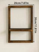 Rustic Wood Floating Shelves by Axyaa for Kitchen, Bedroom & Bathroom Storage