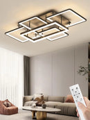Axyaa Modern Rectangular Hall Lamp for Home, 2025 Bedroom & Living Room Creative Lighting