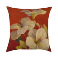 Axyaa Floral Linen Pillowcase 45x45cm