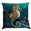 Axyaa Ocean Series Pillowcase - Fish Sea Turtle Whale Printed Cushion Cover