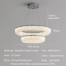 Luxury Crystal Pendant Chandeliers with LED Lights by Axyaa