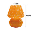 Glass Mushroom Table Lamp Cream: Axyaa Branded Bedroom Decoration Lamp