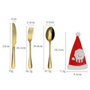 Axyaa Christmas Stainless Steel Tableware Set