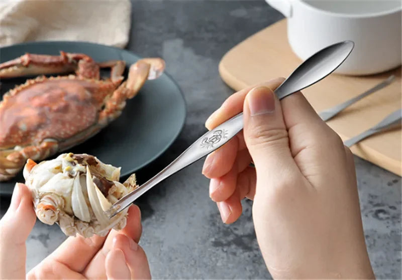 Axya Crab Shape Stainless Steel Seafood Tools Set