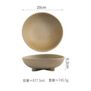 Axyaa Retro Ceramic Bowl Set for Molecular Cuisine Dining and Kitchen Serving