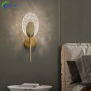 Axya Nordic Crystal LED Wall Lamp for Home Decor and Indoor Lighting